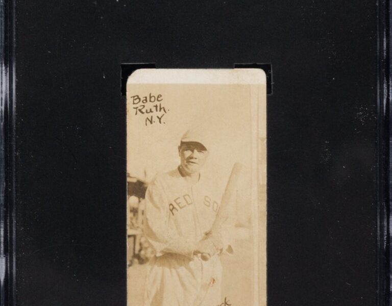 Rare 1921 Babe Ruth Card Up for Auction: A Unique Piece of Baseball History