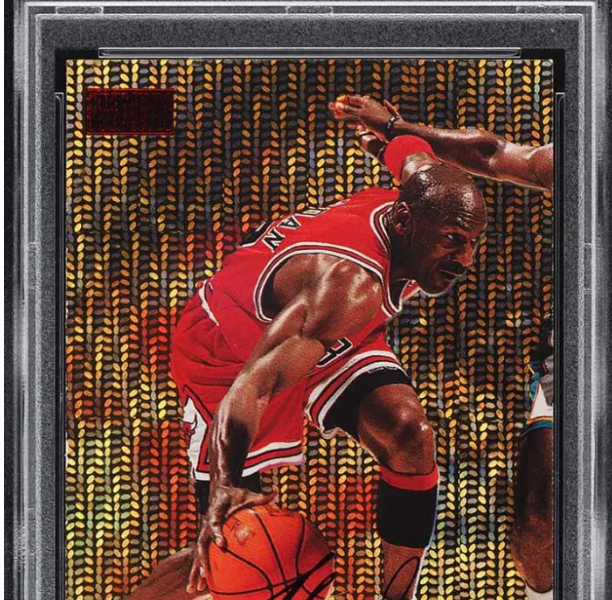 PWCC Shatters Record with Skybox Premium Stars Rubies Michael Jordan Card Sale