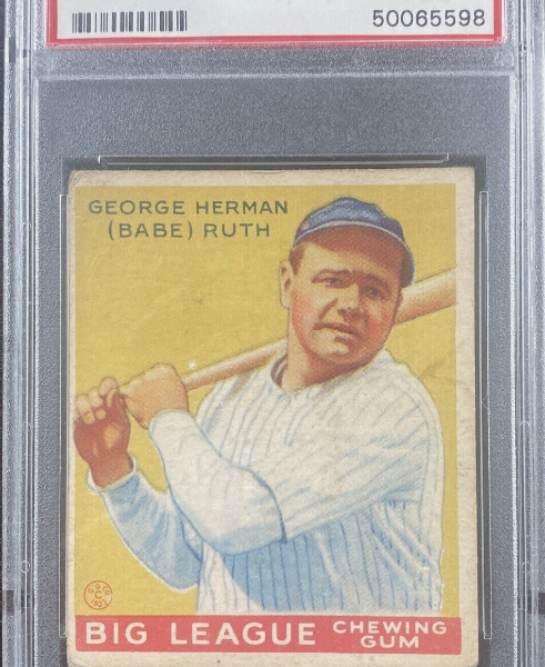 The 1933 Goudey Babe Ruth Card: A Vintage Collectible Gem