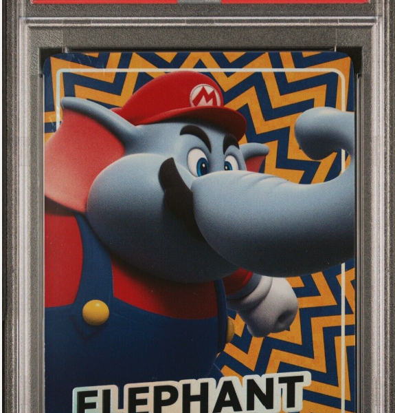 Elephant Mario Trading Card: A Limited Edition Sensation