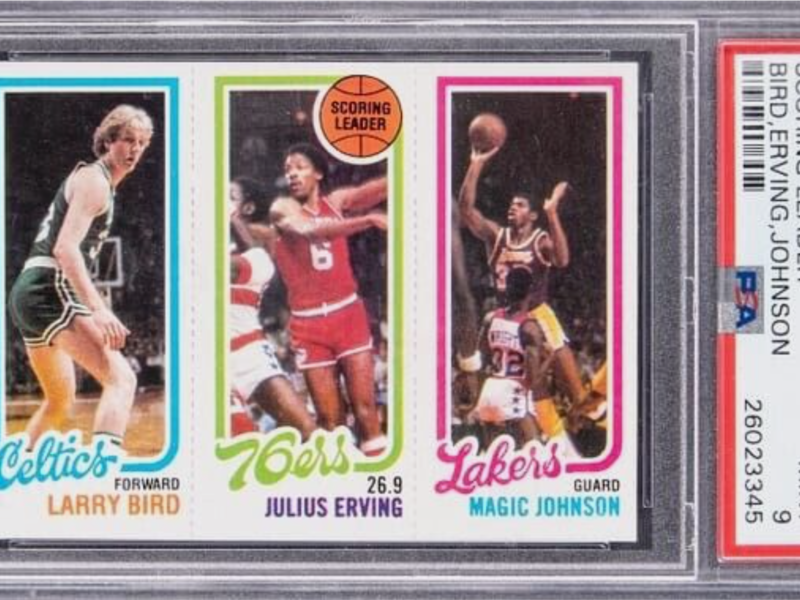 The Legendary 1980 Topps Bird, Johnson, and Erving Card