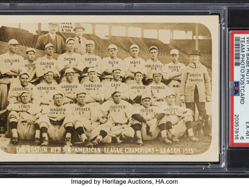 Rare Babe Ruth Rookie Season Postcard to Be Auctioned for Millions