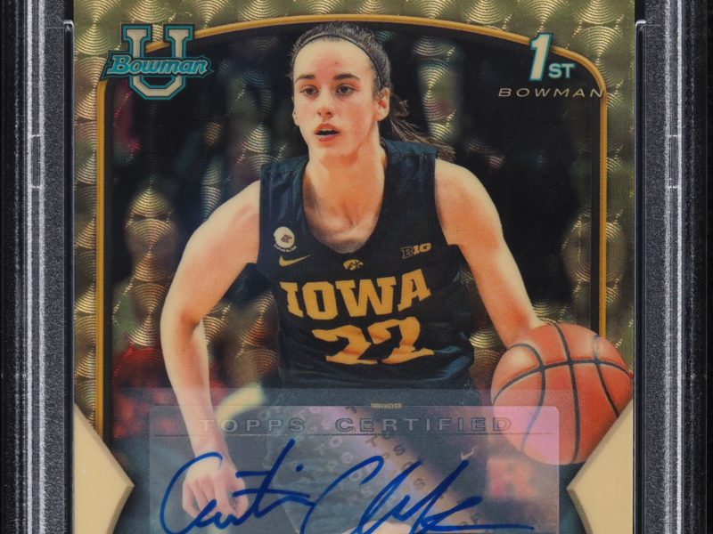 Caitlin Clark, Iowa Basketball Phenom, Shattering Women’s Card Sales Records