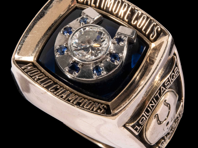 Johnny Unitas’ Super Bowl and Championship Rings Fetch Over $400,000 at Auction