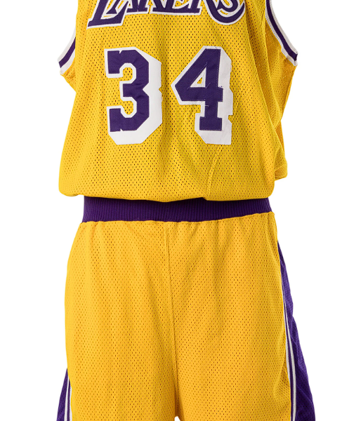 Shaquille O’Neal’s Lakers Gear Auction: Kobe Bryant Debut Game