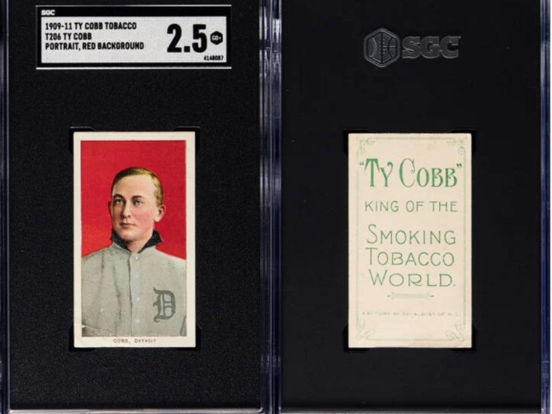 Rare Ty Cobb and Babe Ruth Cards Shine at Heritage Auction