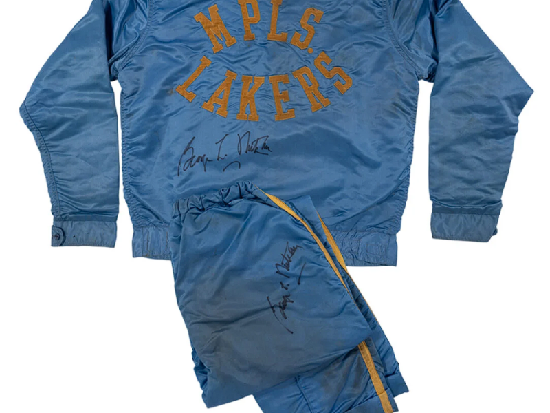 SCP’s Spring Premier Auction Spotlights George Mikan Suit and Vintage Cards