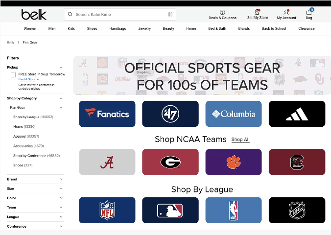 Belk’s New Partnership with Fanatics: A Game-Changer for Sports Merchandise