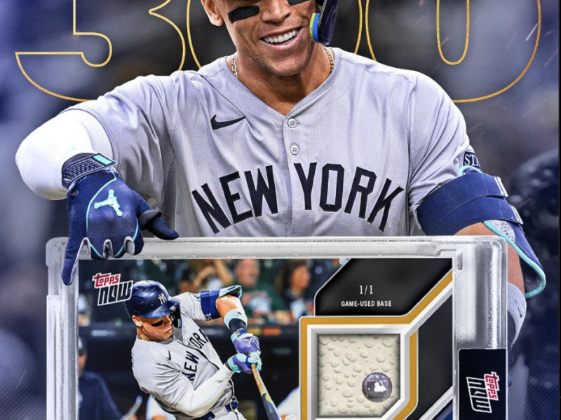 Topps’ Slice of Baseball History: Aaron Judge’s 300th Home Run!