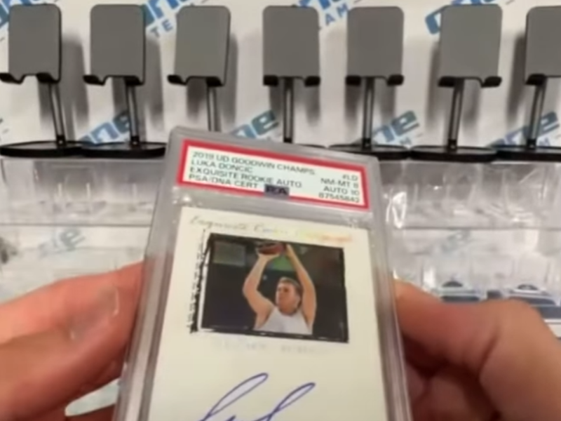 Exciting Discovery: Luka Doncic Autographed Rookie Card Unveiled!