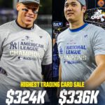 Top Sports Card Sales: World Series Dodgers vs. Yankees Stars