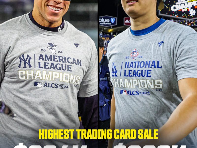 Top Sports Card Sales: World Series Dodgers vs. Yankees Stars