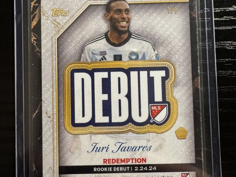 MLS Scores Big with 2024 Topps Chrome Debut Patch Cards