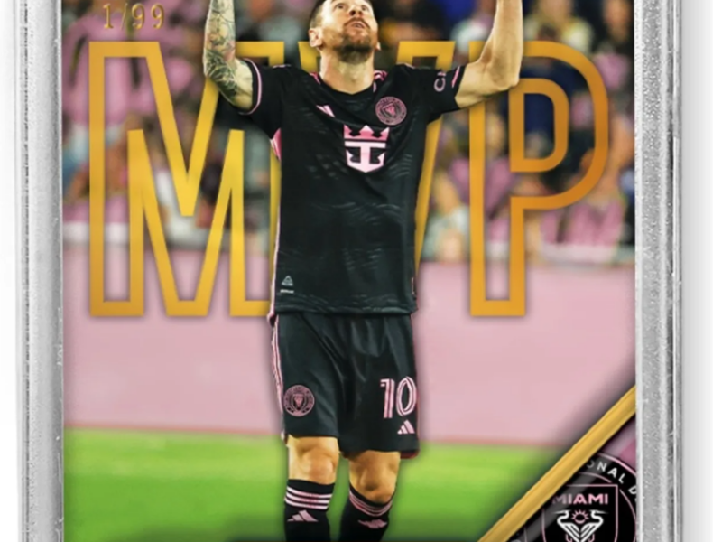 Lionel Messi Named 2024 MLS MVP, Limited Edition Topps Now Card Sells Out Instantly