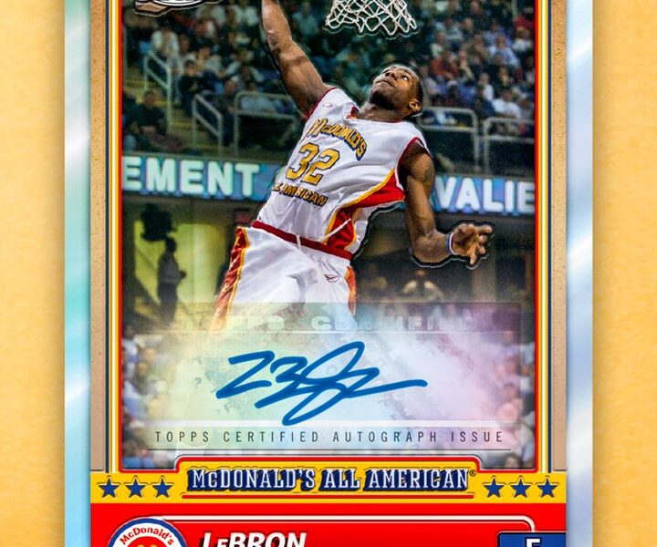 LeBron James Autographs to Debut in 2024 McDonald’s Set