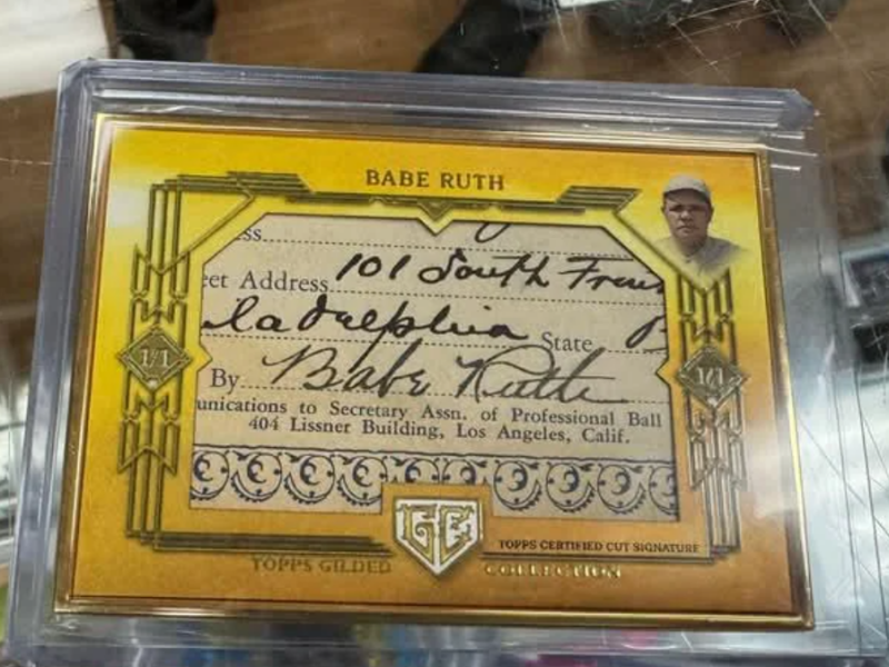 Evansville Boy’s Serendipitous Find: Rare Babe Ruth Card Surprise