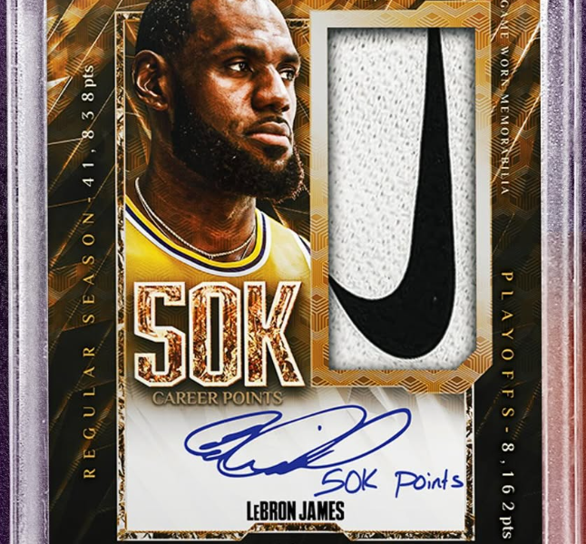 LeBron’s 50,000-Point Night Immortalized in Topps Trading Cards