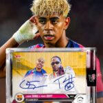 Music and Football Merge in Unique Autograph Card Featuring Travis and Yamal