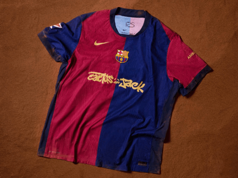 Barcelona’s Cactus Jack Jersey Sparks Frenzy Among Collectors