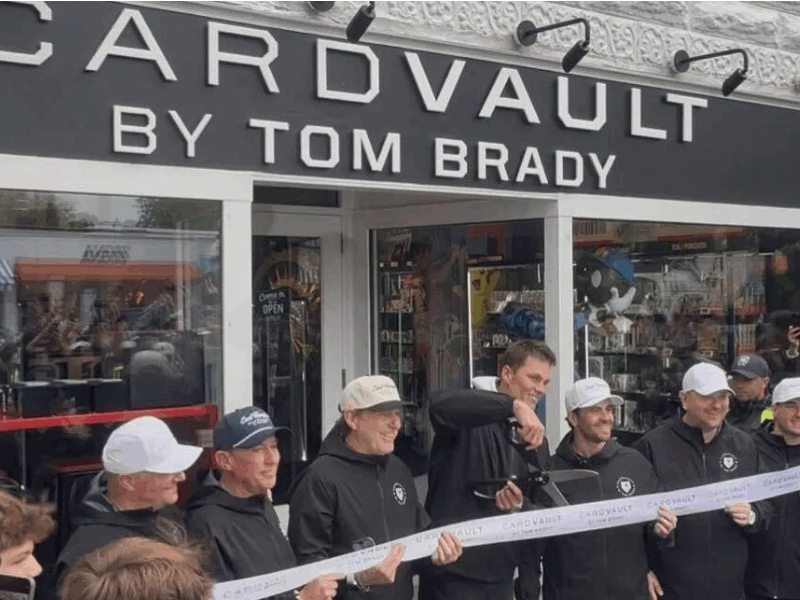 Tom Brady Ventures Into Retail with CardVault Trading Store