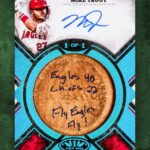 Mike Trout’s Bat Knob Transformed Into Unique Eagles Tribute