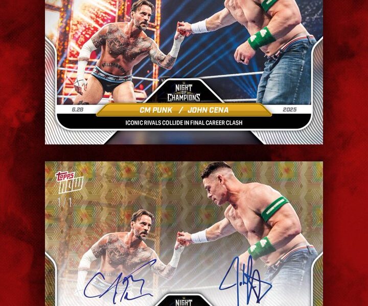 John Cena & CM Punk: Wrestling Rivals Create Historic Collectible
