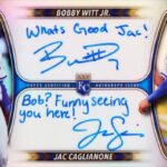 Young Stars Witt and Caglianone Reinvent Baseball Card Inscriptions