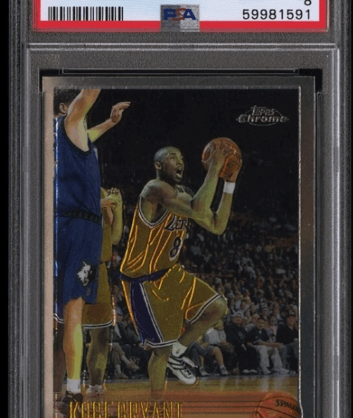The Iconic 1996 Topps Chrome Kobe Bryant Rookie Card