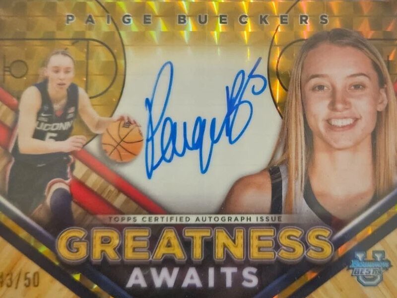 Paige Bueckers Boosts Dallas Wings and Lights Up Trading Cards