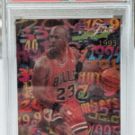 Neon Static: Michael Jordan’s 1995–96 Flair Hot Numbers’ Timeless Appeal