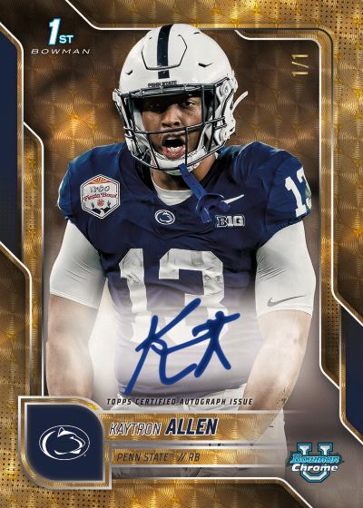 2025 Bowman Chrome University Football: Collecting Cards with Flair