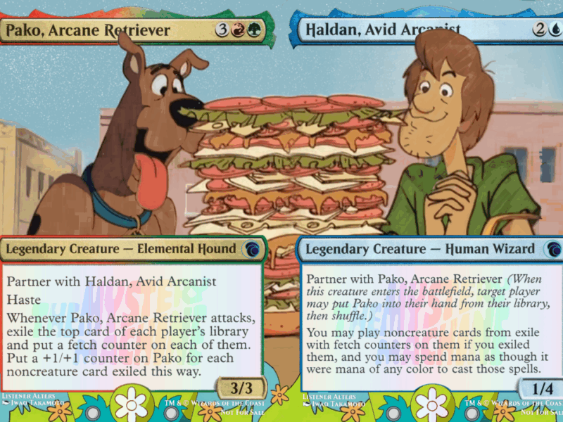 Scooby-Doo’s Mystery Machine Now a Magic: The Gathering Deck